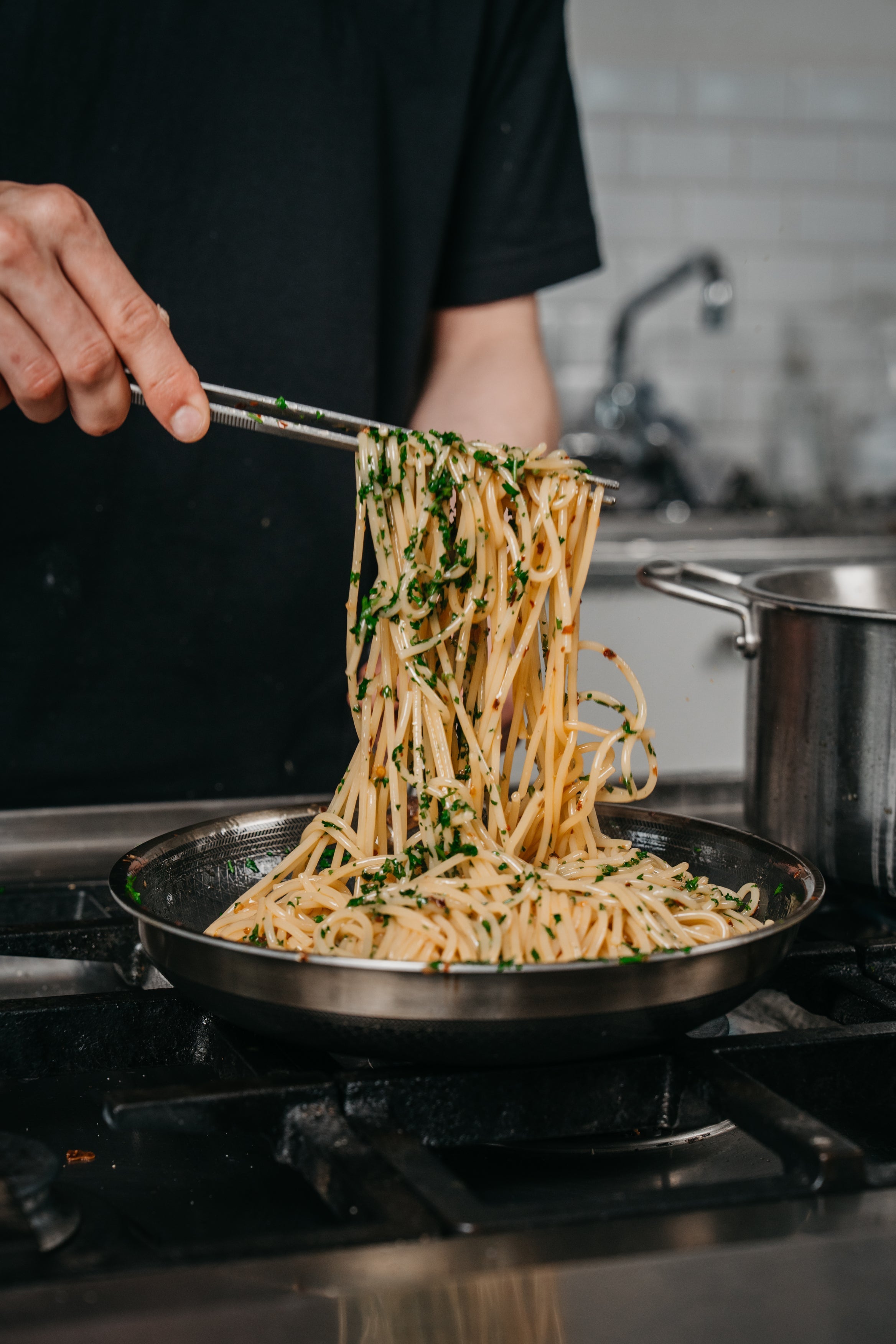 Pasta aglio e olio – klassisk italiensk hvidløgspasta