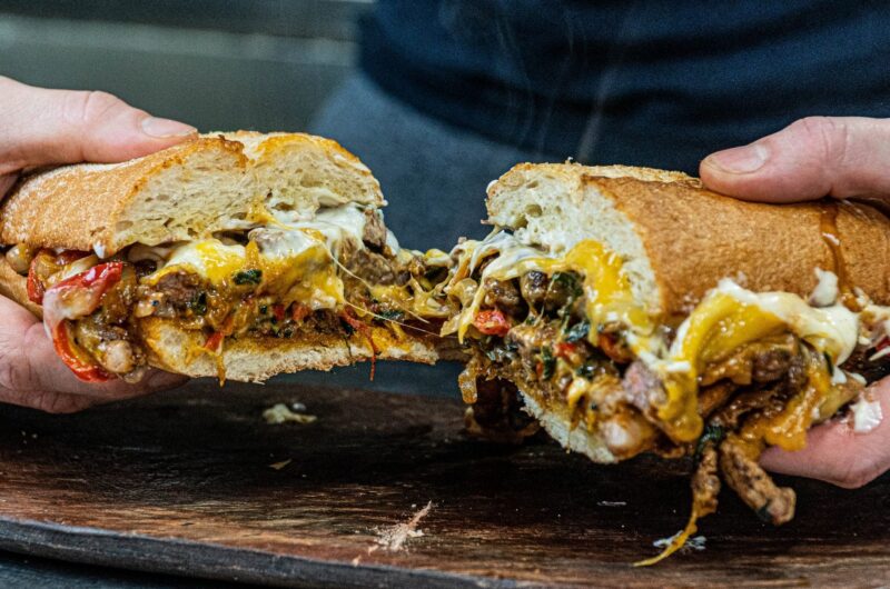 Philly Cheese Steak Sandwich