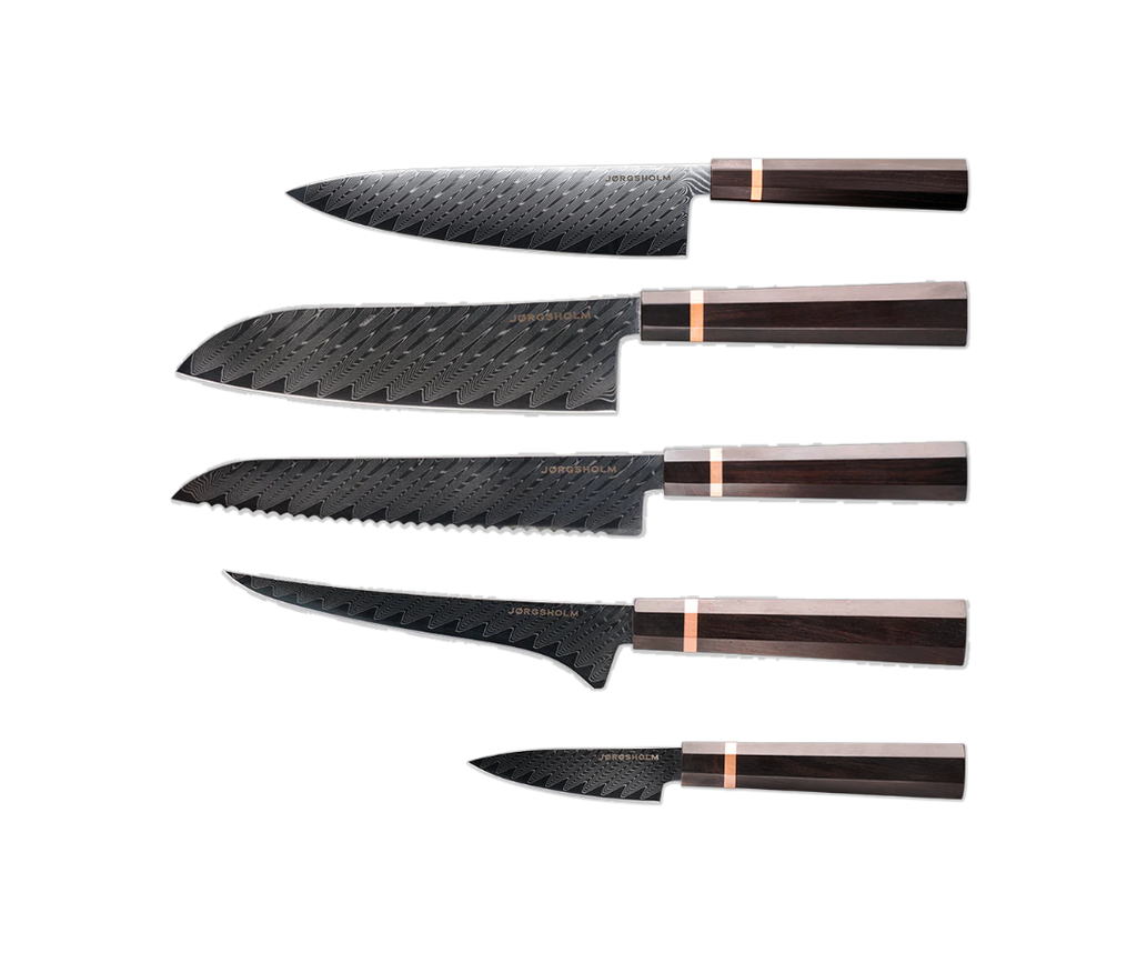 Fuldt knivsæt (5 knive) – pakketilbud