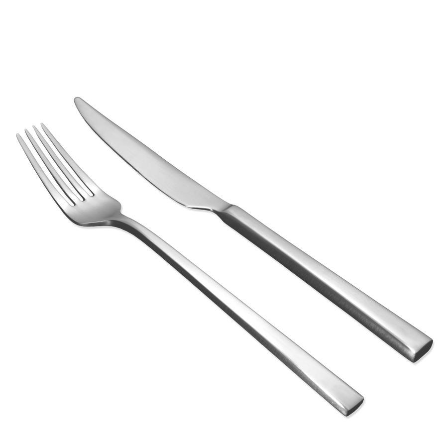 Bestik - Mat sølv (16 dele)