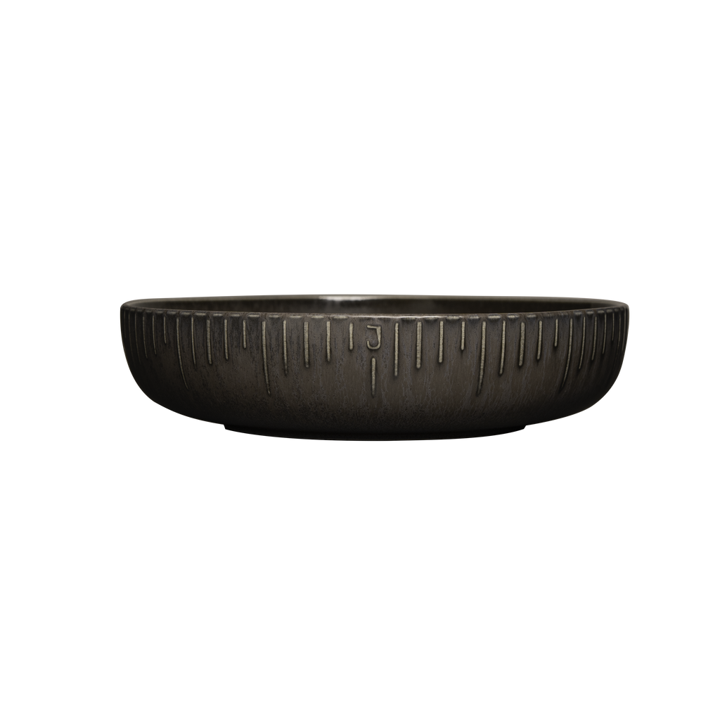 Dyb tallerken sæt (4 stk.) - Lava Stone