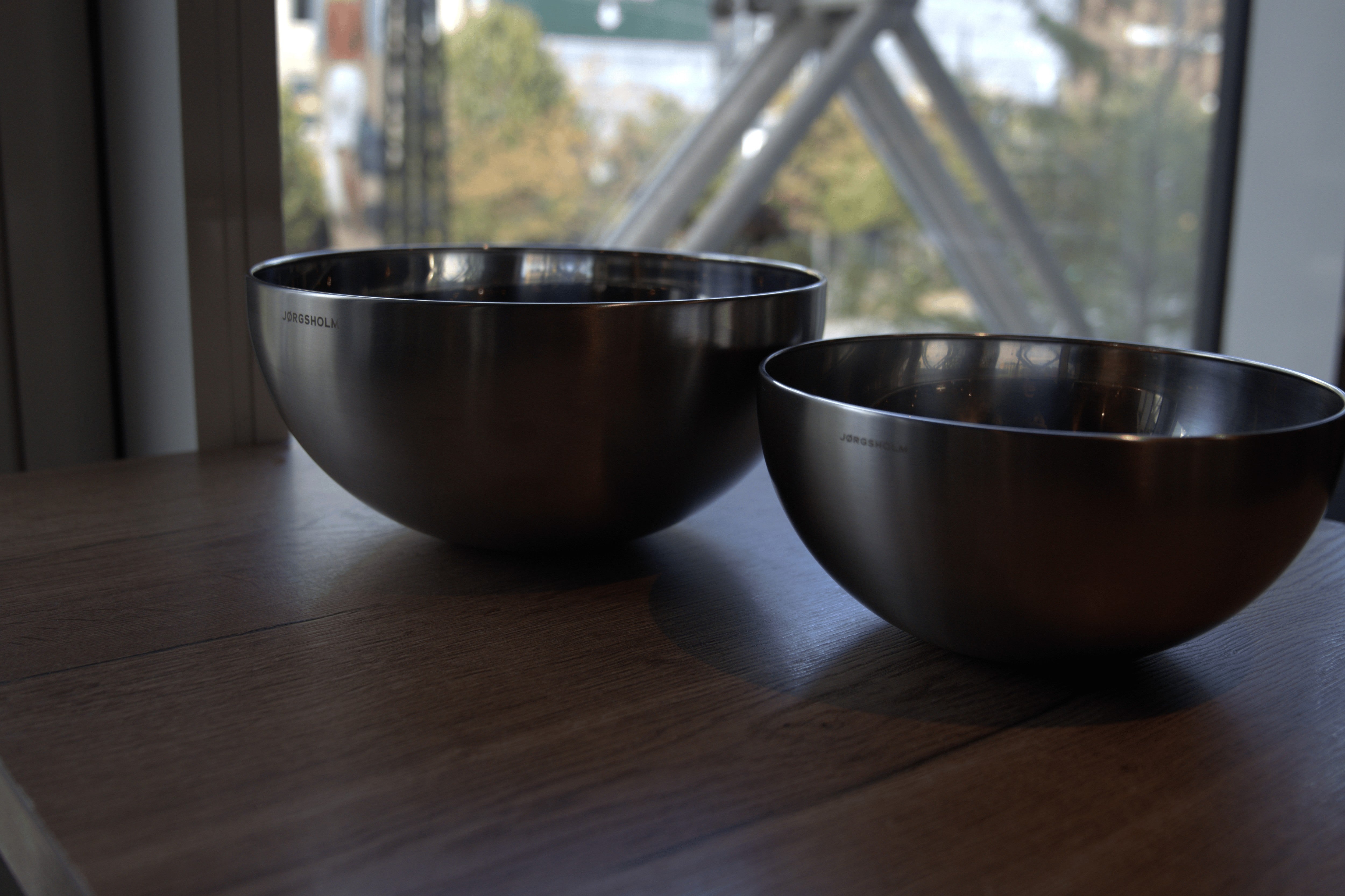 Røreskåle i metal (2 stk.)