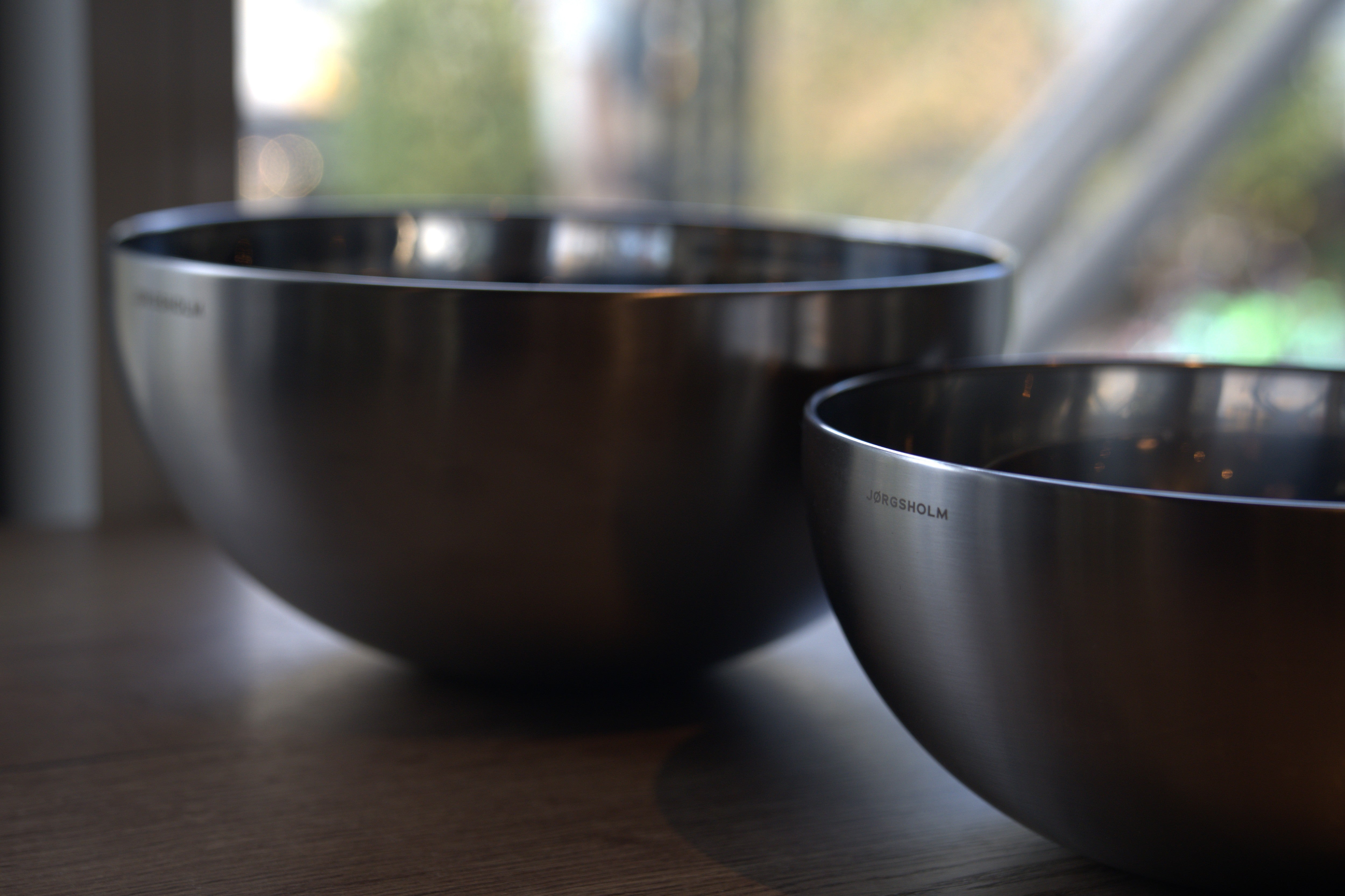 Røreskåle i metal (2 stk.)