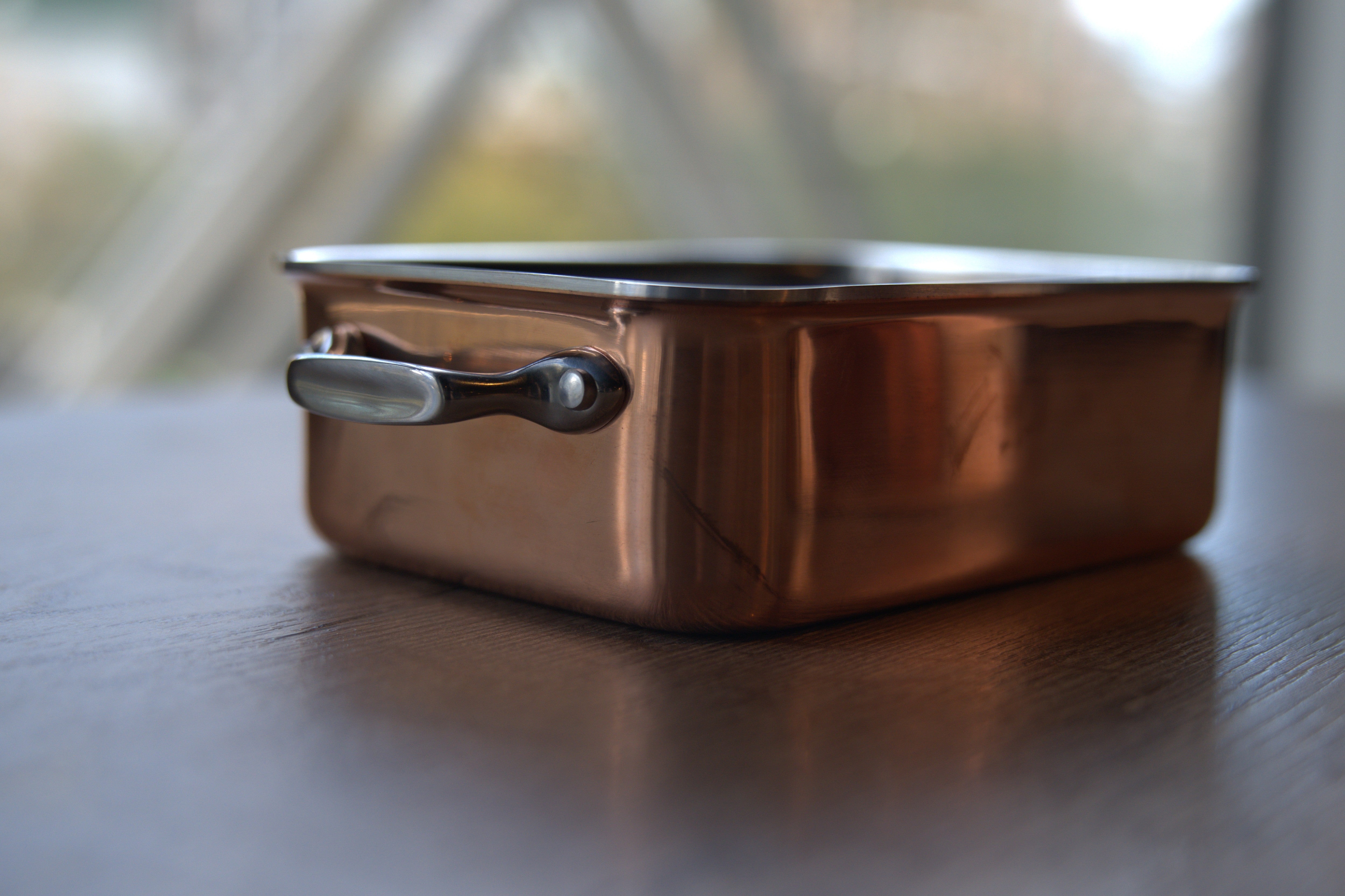 Kobber serveringsfad